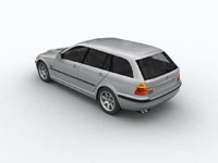 BMW 3-series Touring (вид сбоку) 2003 год