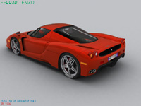 Ferrari Enzo (вид сзади) 2004 год