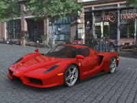 Ferrari Enzo (вид спереди) Modeling 2004 год - Render 2006 год